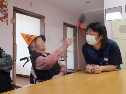 楽しみながら働くスタッフ