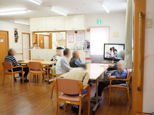 共用スペースでのひととき