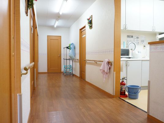 清潔な廊下の風景