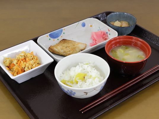 和風の健康的な食事