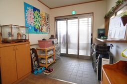 エントランスの一角