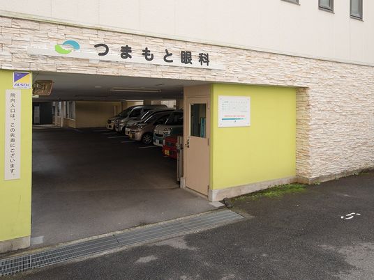 駐車場のある出入口  