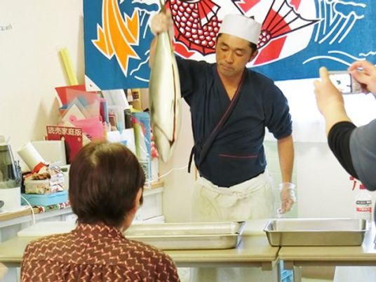 料理実演を行う場所