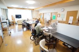 共有スペースの明るい場所