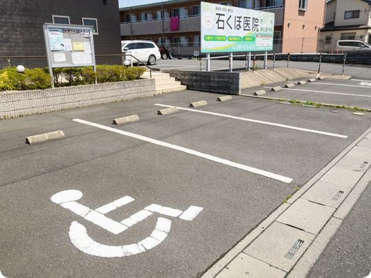 駐車場の区画  