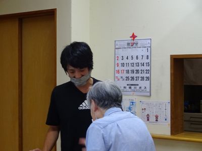スタッフと利用者の対話