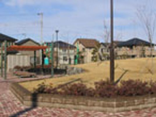 広々とした施設の中庭