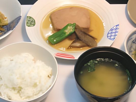 和風の健康的な食事