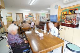 明るい共有スペース