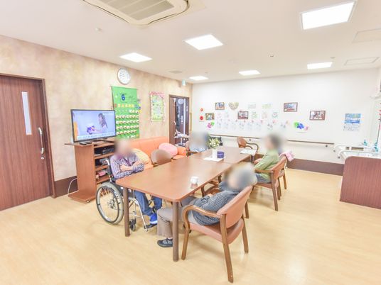 共有スペースでの憩いの時