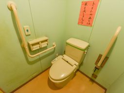 バリアフリーのトイレ