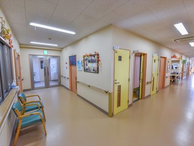 廊下と部屋の入口