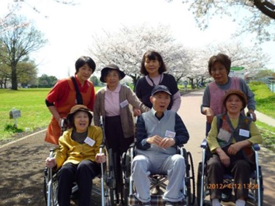 笑顔の集合シーン