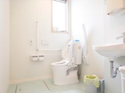 清潔なトイレの設備