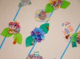 手作りの壁装飾アート