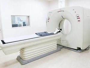 検査機器のある機能訓練室  