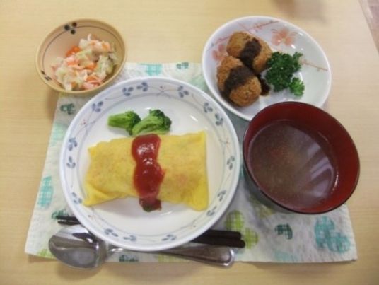 バランスの取れた食事提供