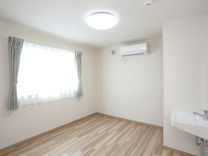 清潔な空間の居室
