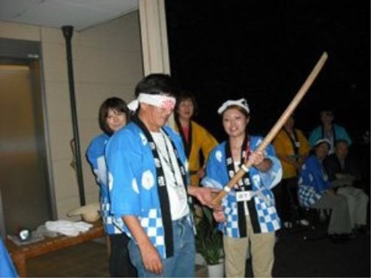 イベントを楽しむ人達
