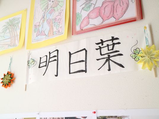 掲示物の壁面