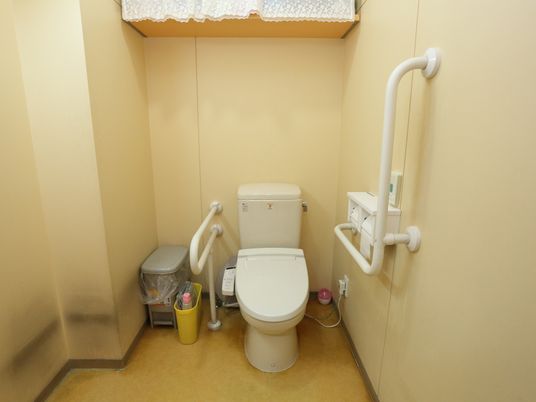バリアフリー設計のトイレ