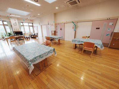 ゆったり過ごせる広々空間