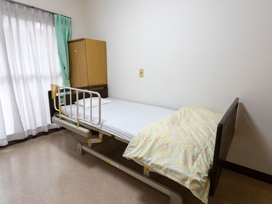 日の光が差し込む居室