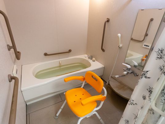 安全な浴室設備