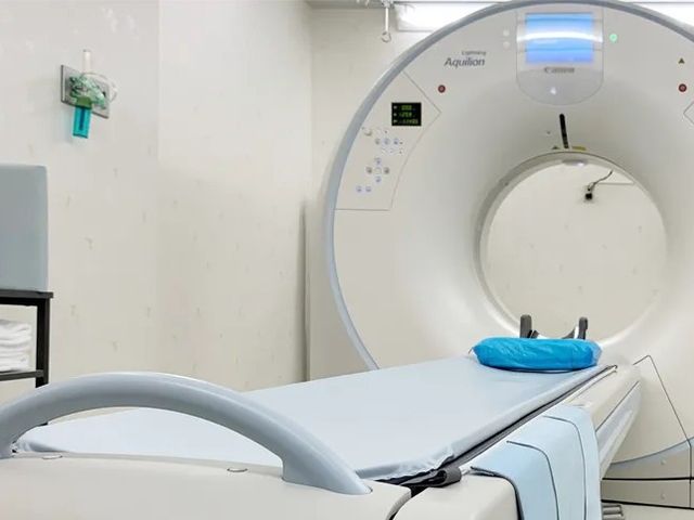 検査機器のある室内  