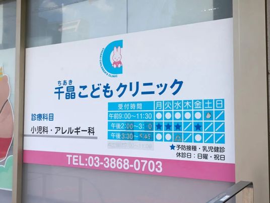 こどもクリニック看板  