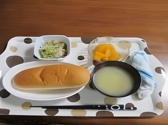 栄養満点の食事提供