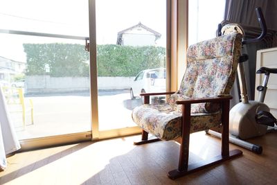 リラックスチェアと運動器具