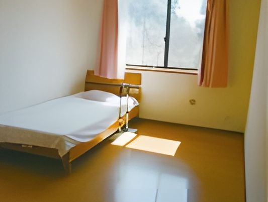 木漏れ日が差し込む居室