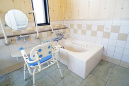 バリアフリー浴室一角