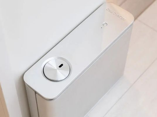 壁付け給水機の近接  