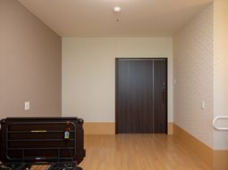 シンプルな居室の一角