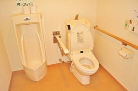 便利な設備のトイレ