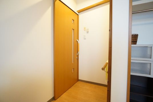 温かみのある居室入口
