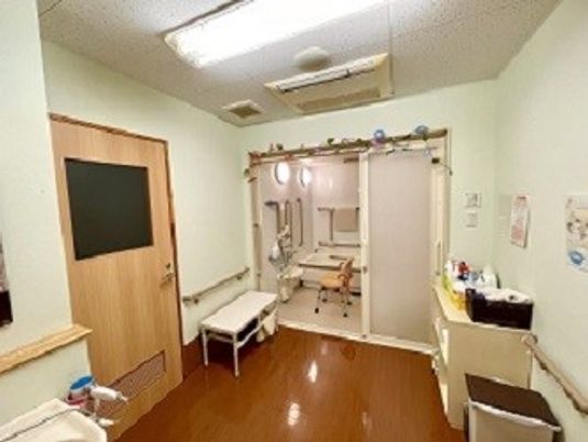 機能的な洗面浴室