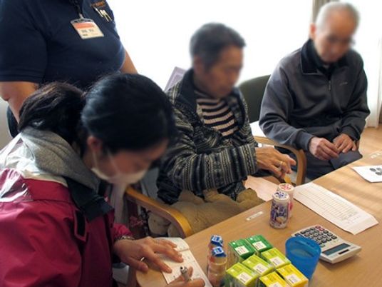 機能訓練の活動風景