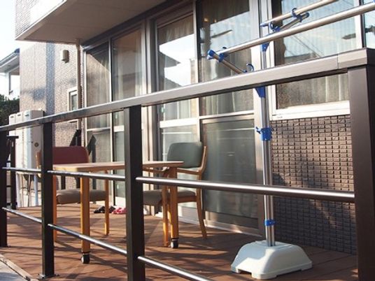 日当たり良好なテラス