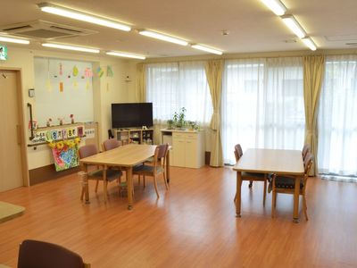 共用スペースの穏やかな様子