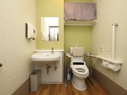 清潔なトイレの環境