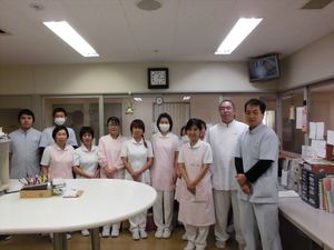 スタッフ集合の休憩室