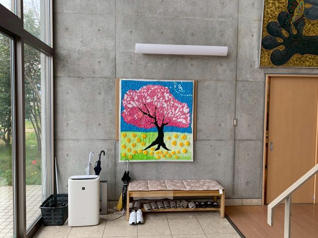 明るいエントランス