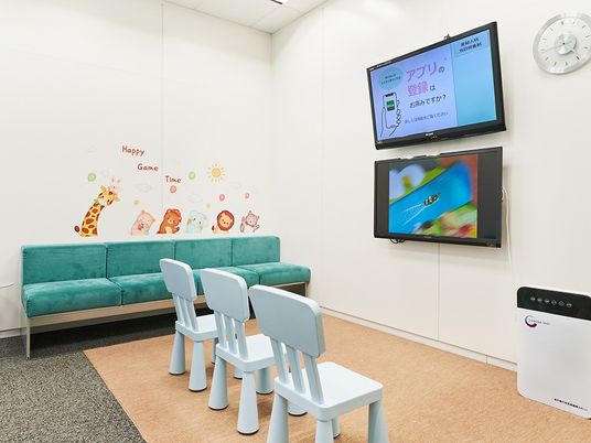 テレビのある休憩室  