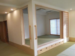 畳敷きの和室  