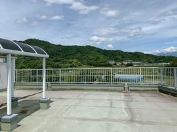 美しい風景の屋上