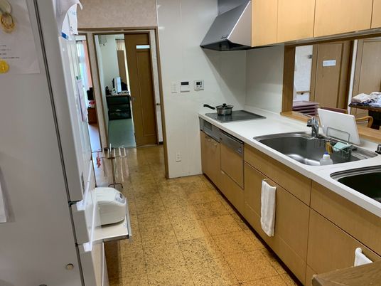 自然光の入るキッチン