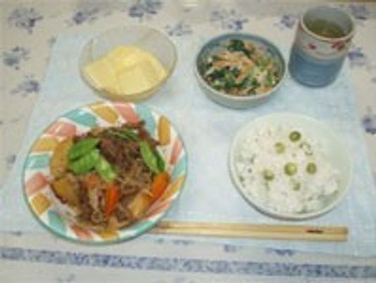 栄養満点の手作り料理